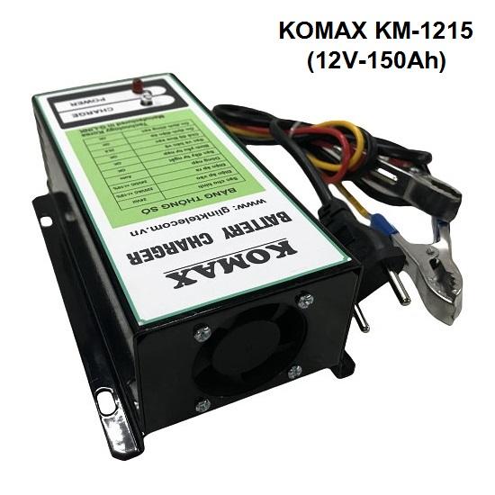 Bộ sạc ắc quy tự động KOMAX KM-1215 (12V-150Ah)