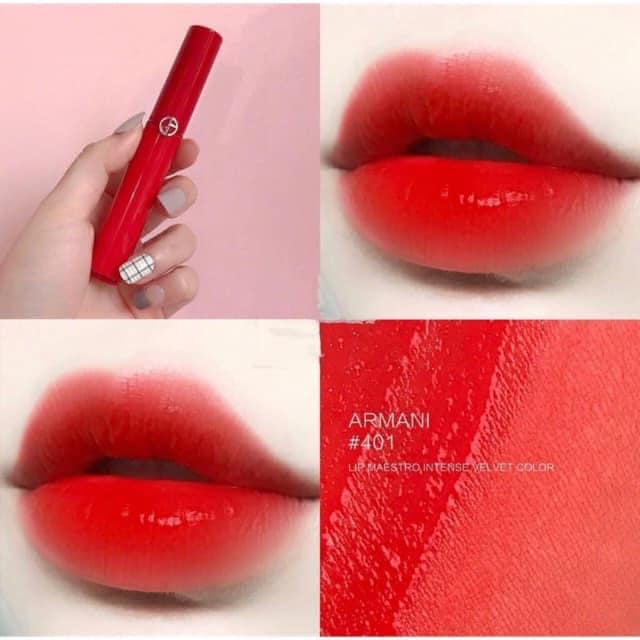 𝐒𝐨𝐧 𝐆𝐢𝐨𝐫𝐠𝐢𝐨 𝐀𝐫𝐦𝐚𝐧𝐢 𝐋𝐢𝐩 𝐌𝐚𝐞𝐬𝐭𝐫𝐨 401 màu cam đỏ