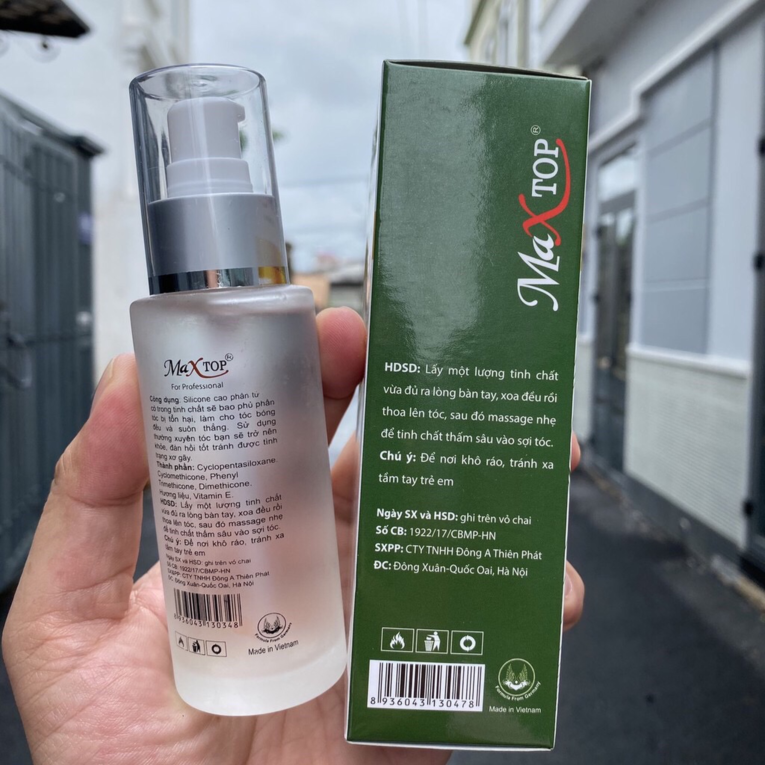 [HCM]Tinh dầu dưỡng tóc Maxtop 80ml