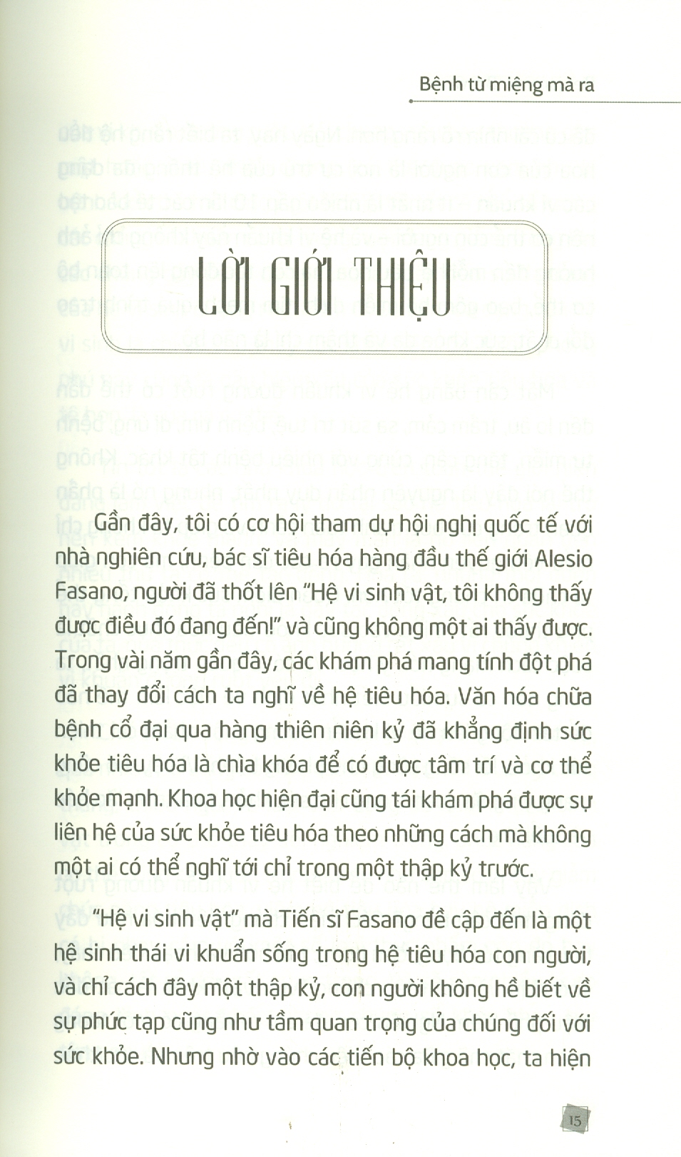 Bệnh Từ Miệng Mà Ra