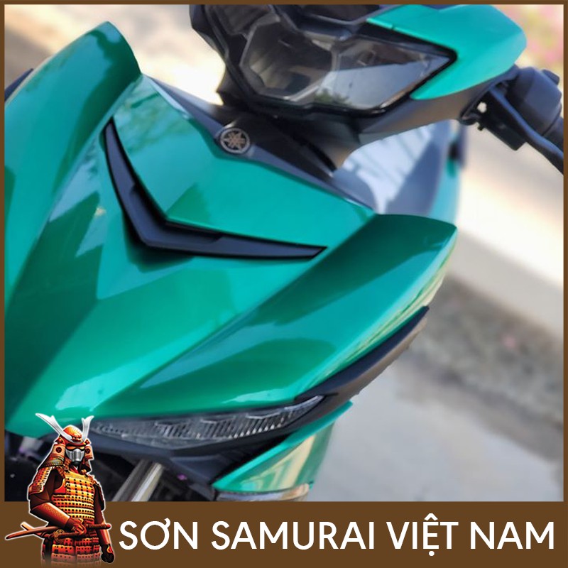 Sơn samurai xanh candy - Combo màu xanh Lục bảo Y017 sơn samurai