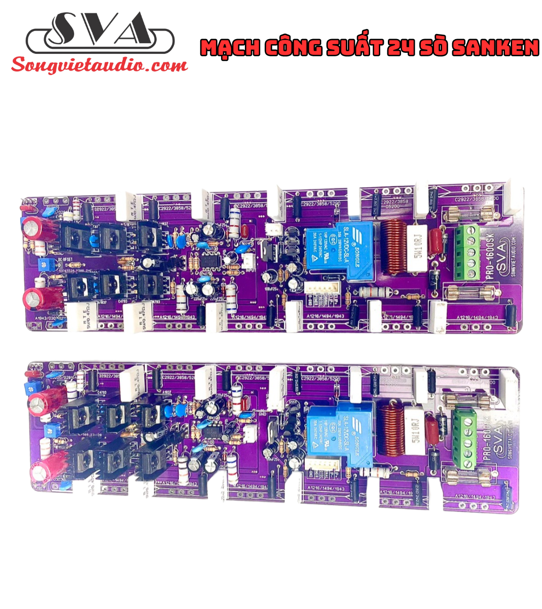 Mạch công suất 24 sò sanken - pro 1600sk
