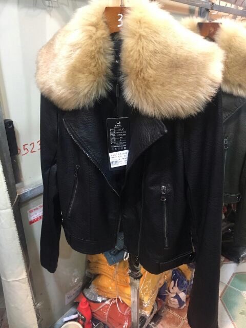 ❇ÁO KHOÁC DA CỔ LÔNG - MẶT TRONG LÓT LÔNG SIÊU HOT Ạ - HÀNG QC CAO CẤP