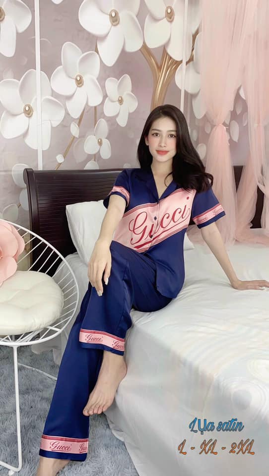 BỘ PIJAMA LỤA SATIN CAO CẤP - (48-75 KG)