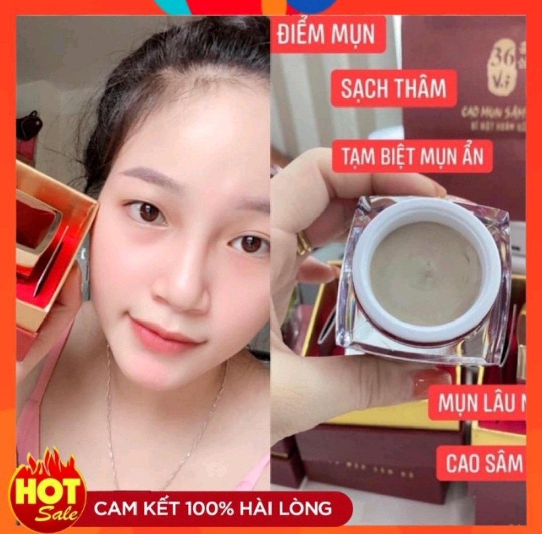 Cao Mụn Sâm Đỏ 36 Vị