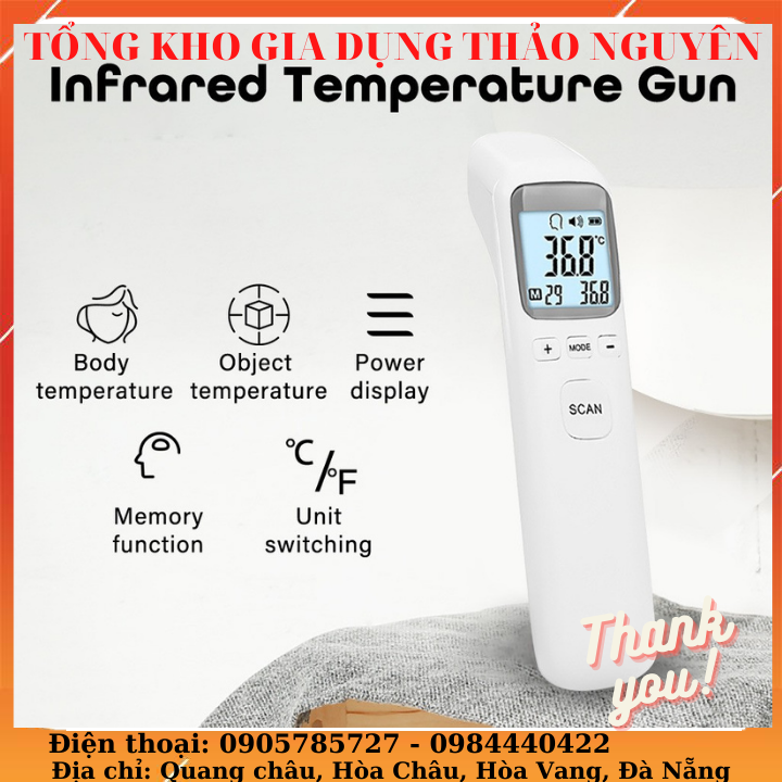 Máy Đo Nhiệt Kế Cho Bé Nhiệt Kế Hồng Ngoại Infrared CK-T1803 Nhiệt (BÁN CHẠY SỐ 1)Kế Cầm Tay Đo Trán Đo Tay Nhiệt Kế Điện Tử Hồng Ngoại Đo Nhiệt Độ Nhiệt kế đo trán hồng ngoại không cần chạm cho bé có màn hìn