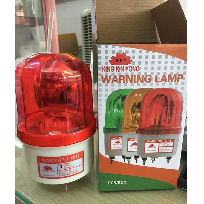 Đèn cảnh báo có còi 12v,24v,220v bóng led