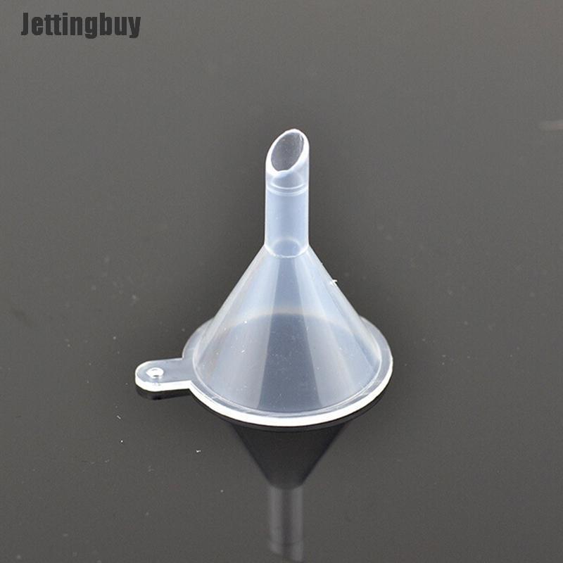 10 Cái Dễ Thương Nhỏ Nhựa Cho Nước Hoa Khuếch Tán Chai Mini Dầu Lỏng Phễu Phòng Thí Nghiệm