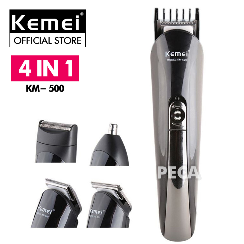 Tông đơ cắt tóc đa năng 11in1 Kemei KM-600 không dây có thể cắt tóc, cạo râu, tỉa lông mũi,... sạc nhanh chỉ 2h - phân phối chính hãng cao cấp
