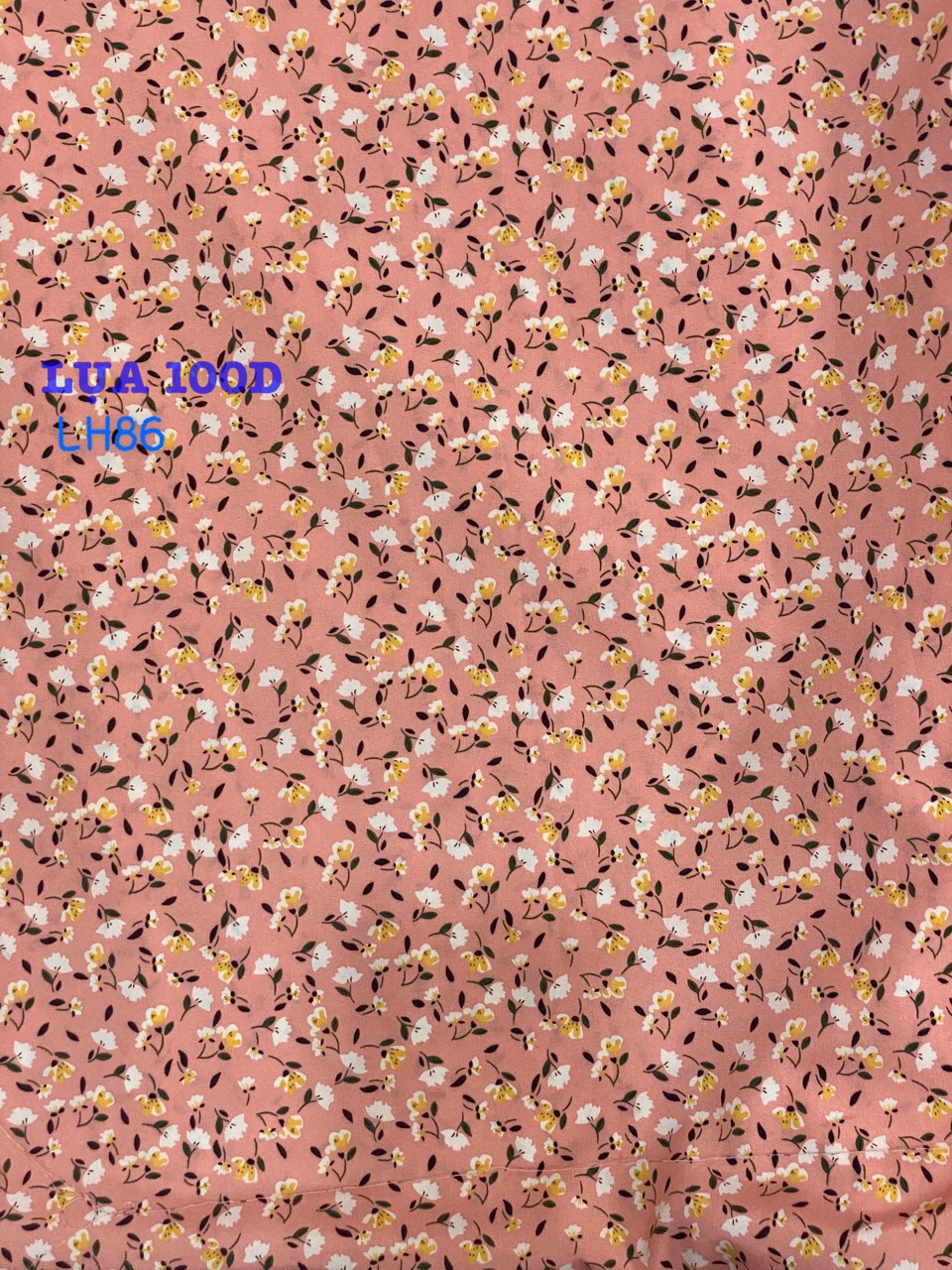 Vải lụa nhật hoa nhí - dòng vải thông dụng - 1 mét x 1m5