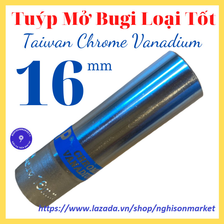Tuýp dụng cụ tháo mở bugi ô tô size 16mm loại tốt dụng cụ cầm tay tháo mở