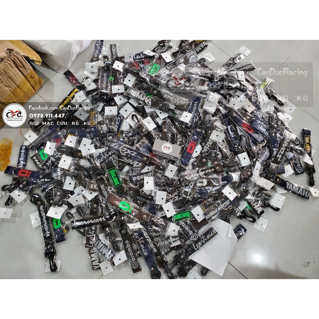 Móc khóa dây kiểu tên xe