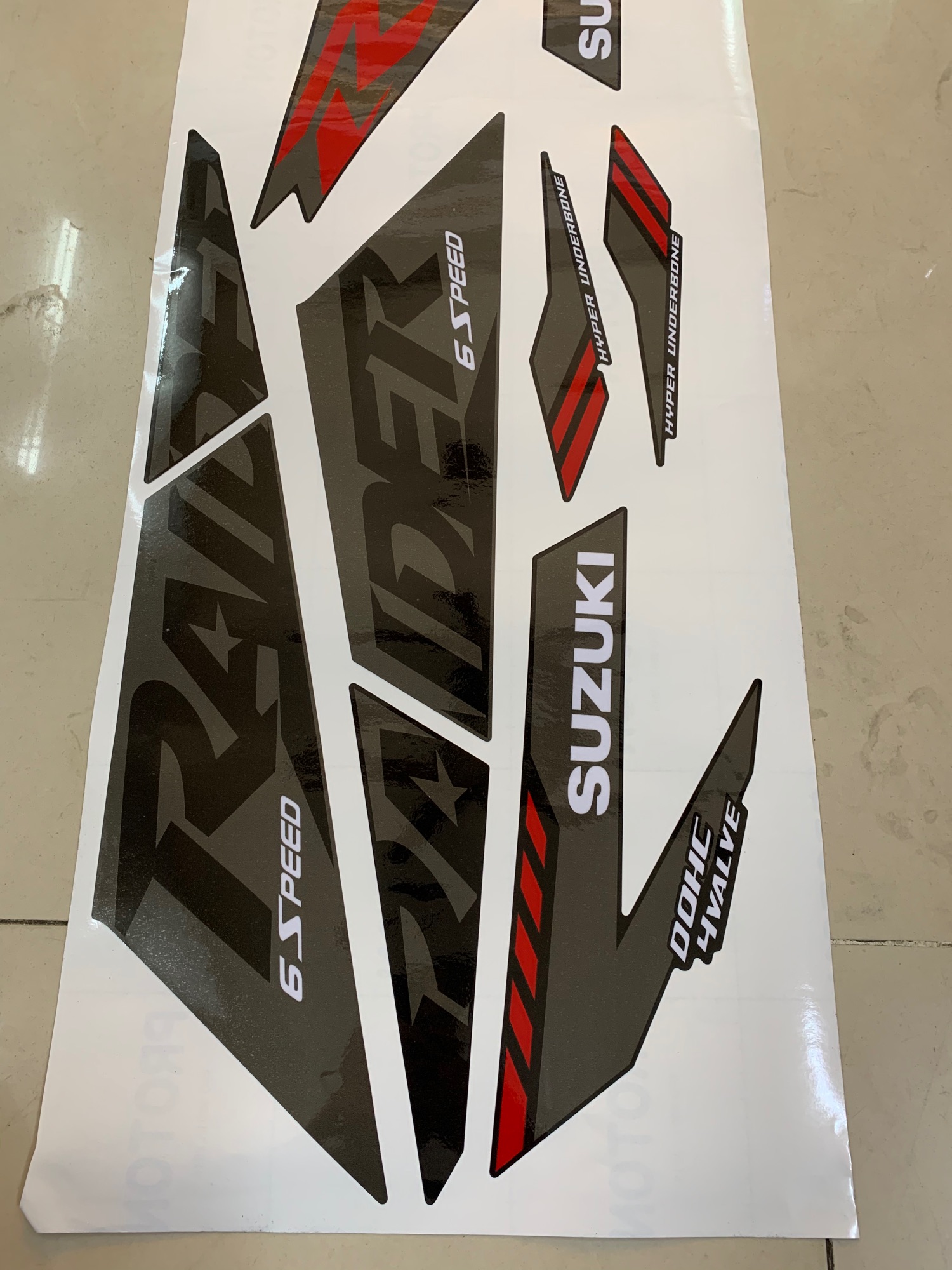 [KÈM QUÀ TẶNG] Tem rời Raider - Satria mẫu zin 2021 bóng cao cấp