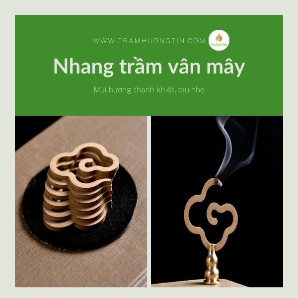 NHANG TRẦM THƯ GIÃN CAO CẤP VÂN MÂY hộp 50 khoanh