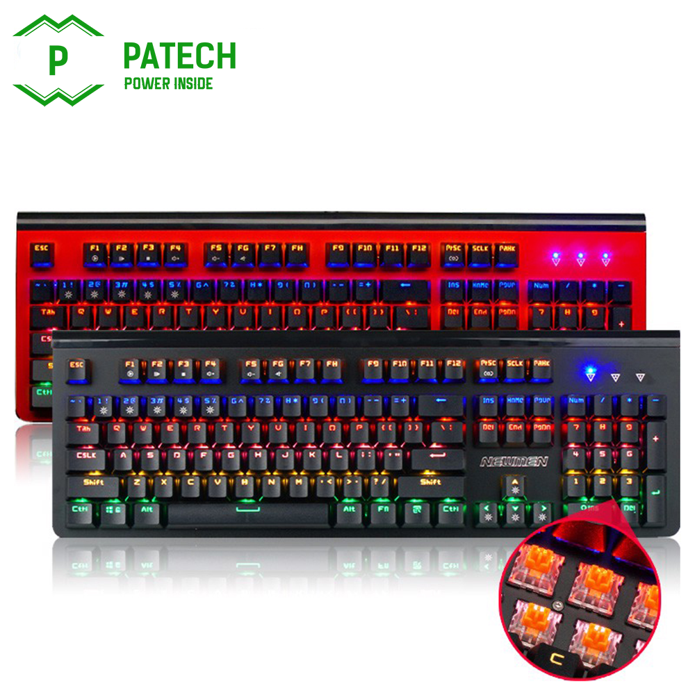 Bàn Phím Cơ Có Dây Gaming Newmen GM510 - Hàng Chính Hãng