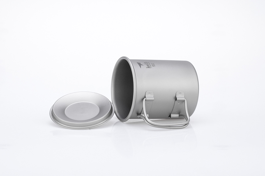 [HCM]Cốc 300ml Titanium Keith Ti3201 có quai và nắp