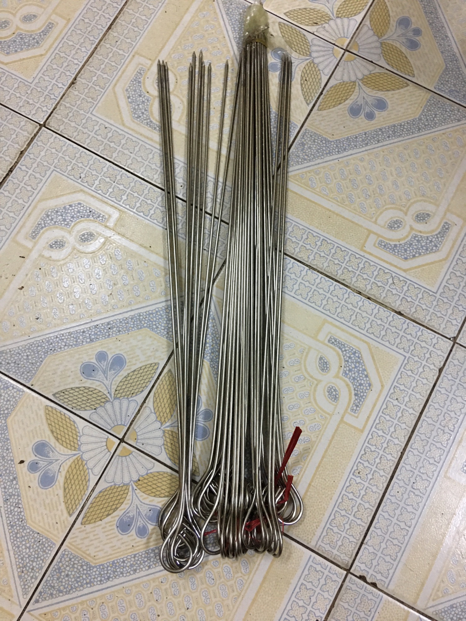 10 XIÊN THỊT NƯỚNG INOX DÀI 70cm