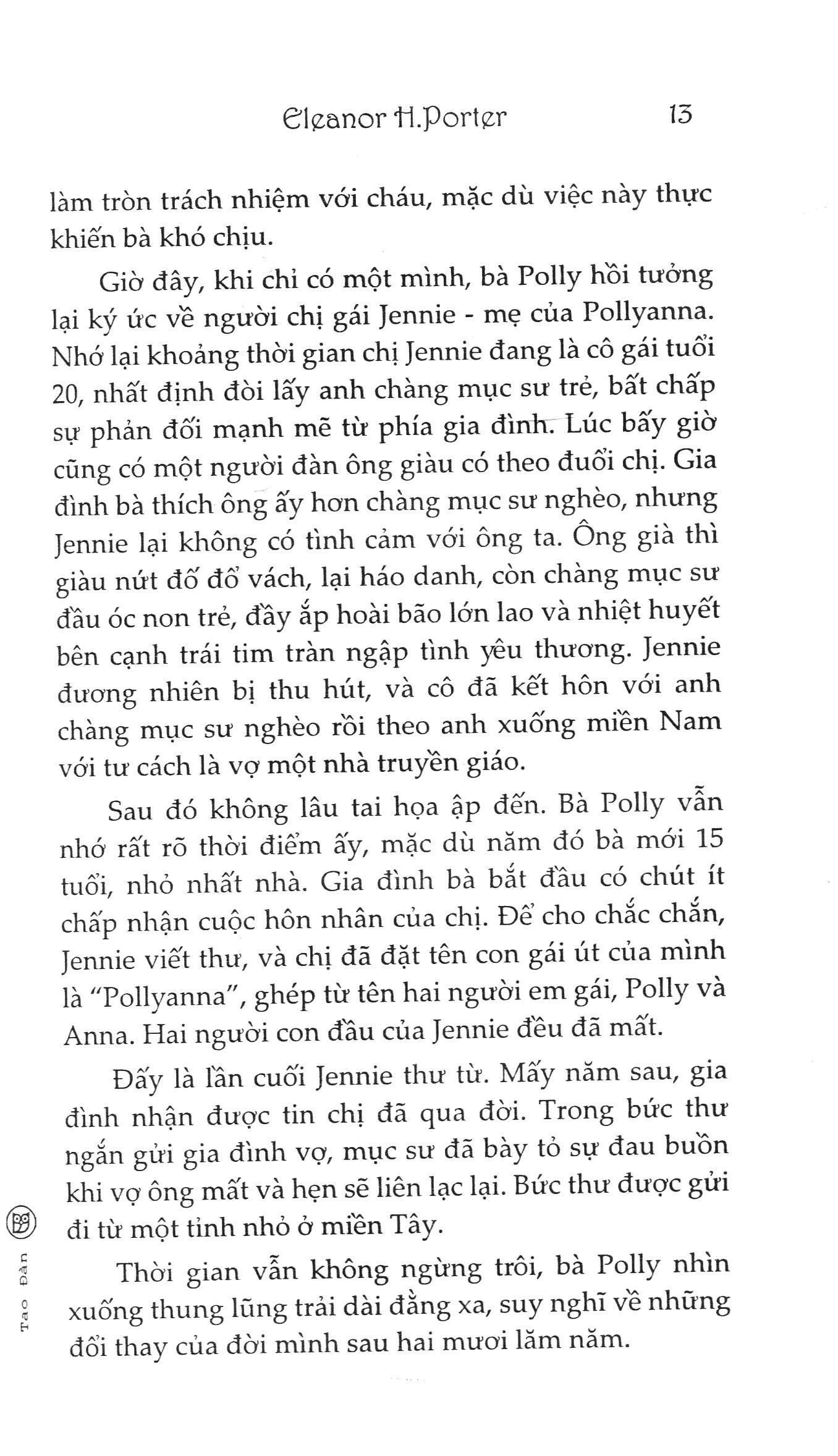 Pollyanna -Eleanor H. Porter