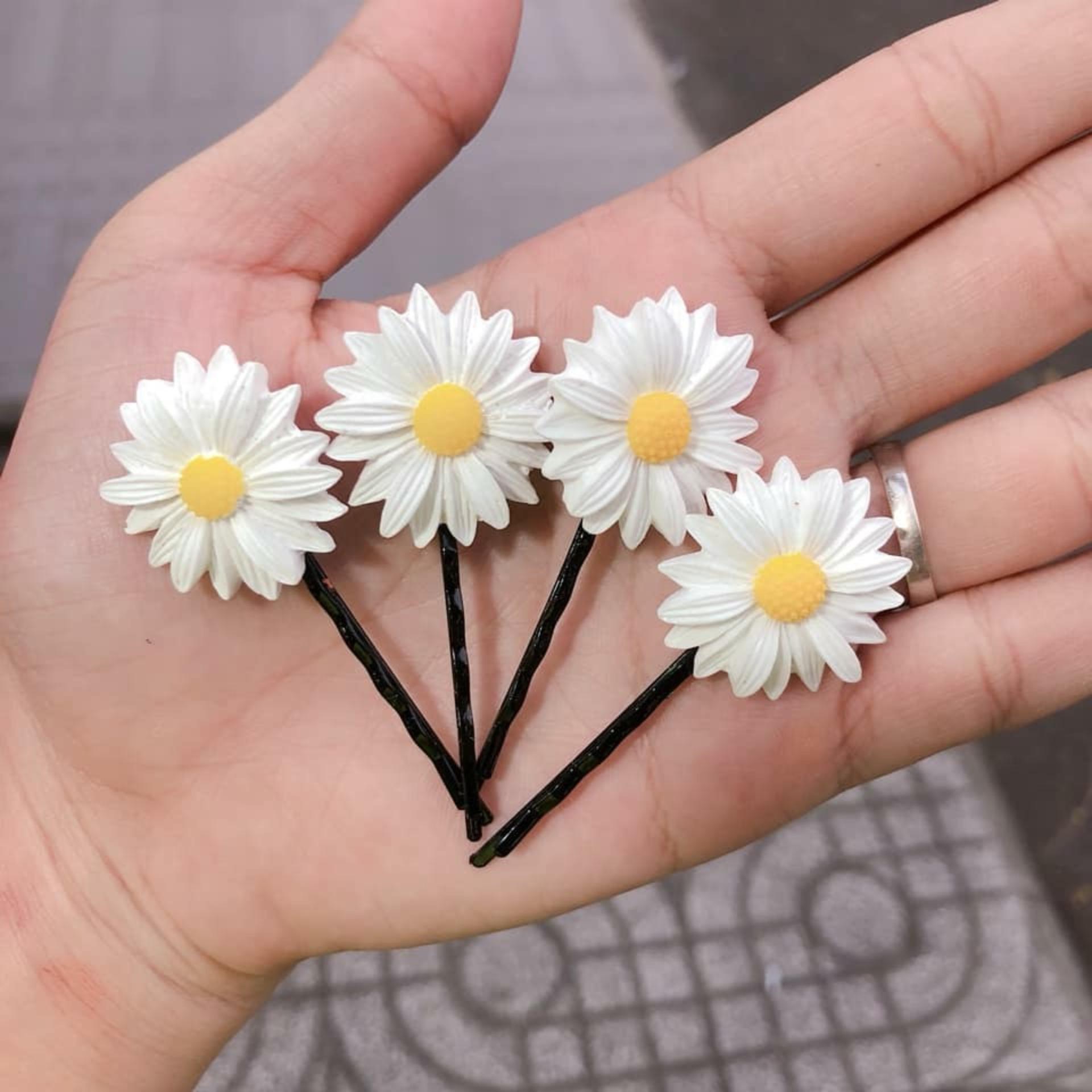 [HCM]SET 3 KẸP TÓC HOA CÚC