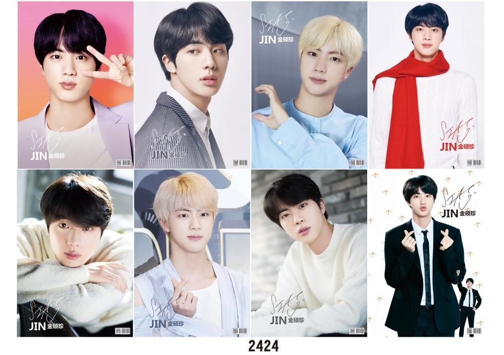 Bộ Poster BTS 8 Tấm Khổ Lớn A3