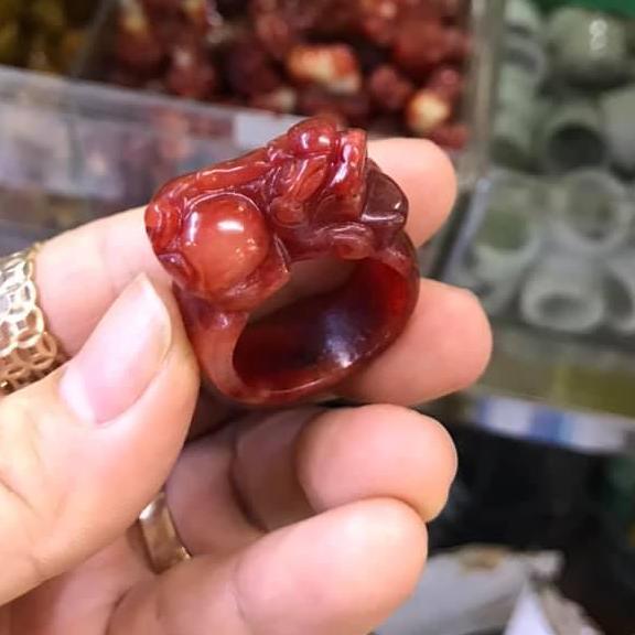 [HCM]NHẪN TỲ HƯU CẨM THẠCH HUYẾT- HÀNG VIP