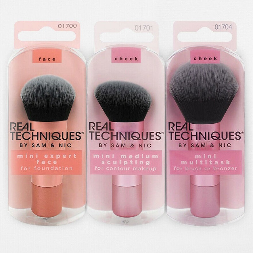 [HCM]Cọ Trang Điểm Nền - Phấn Phủ - Phấn Má REAL TECHNIQUES Phiên Bản Mini