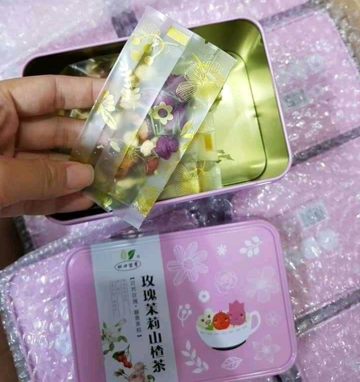 [HCM]Set 10 gói Trà Nhài & Hoa Hồng & Sơn Tra