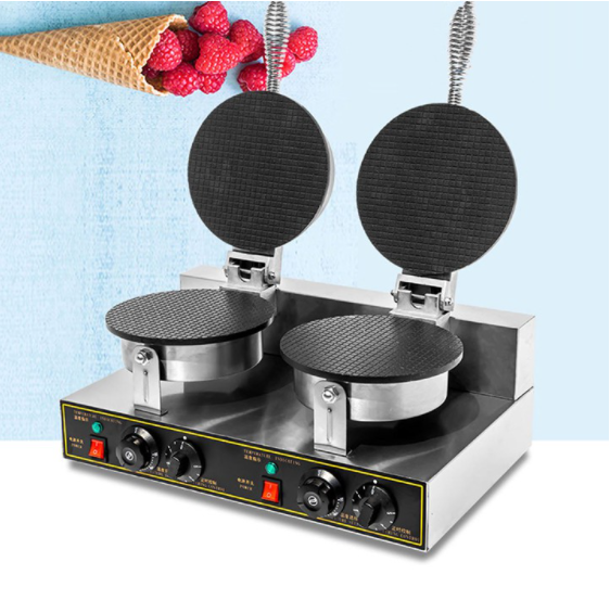 Máy Làm Vỏ Bánh Ốc Quế Công Nghiệp Đôi