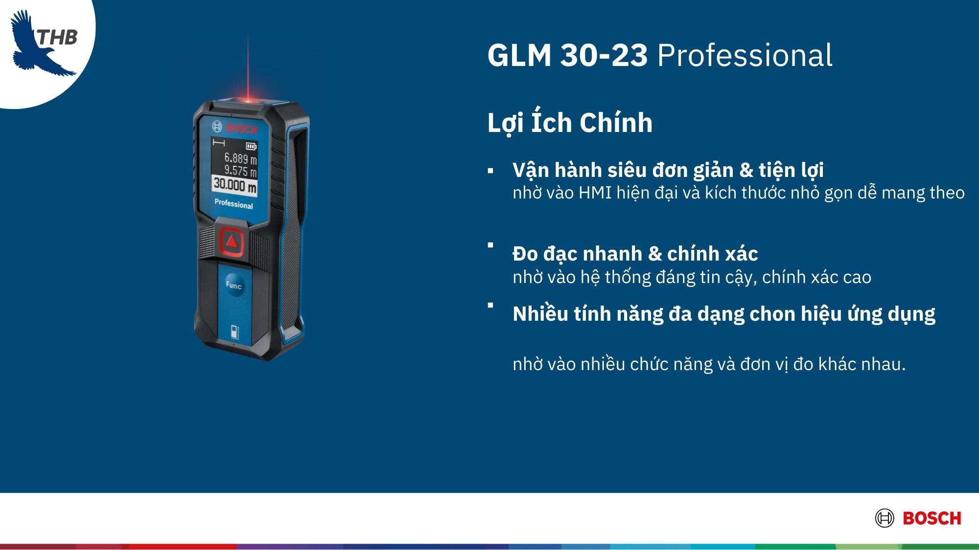 Máy đo khoảng cách Bosch GLM 30-23 Professional
