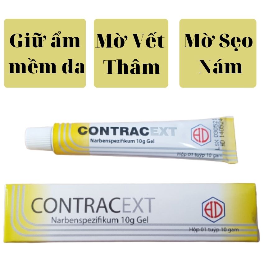 Kem làm mờ sẹo contracext 10g, mờ vết sẹo lâu năm, làm mềm và mịn da