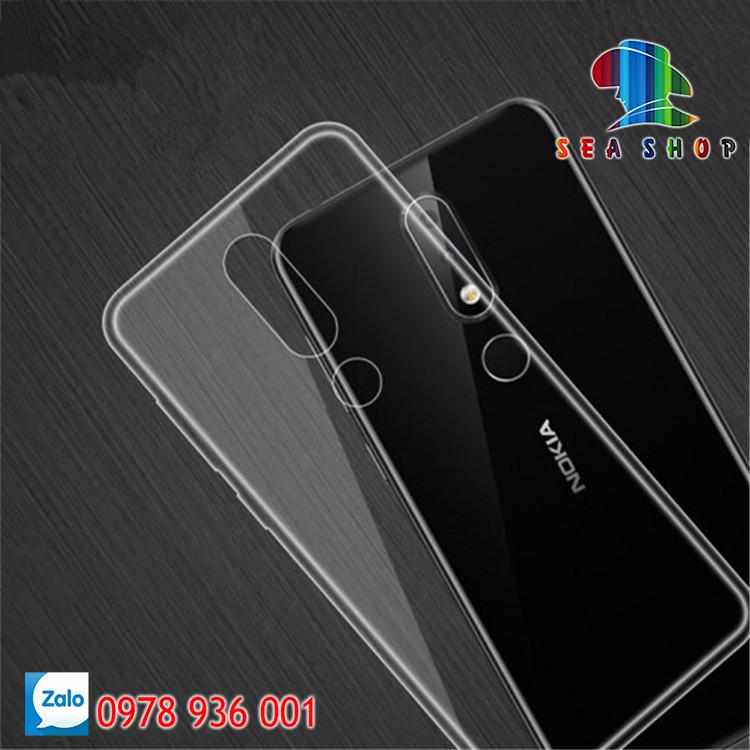 Ốp lưng Nokia X6 Nhựa dẻo - trong suốt