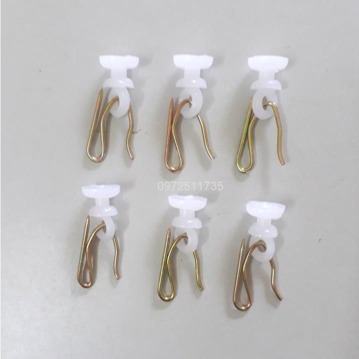 Bộ hạt rèm và móc treo rèm ô tô