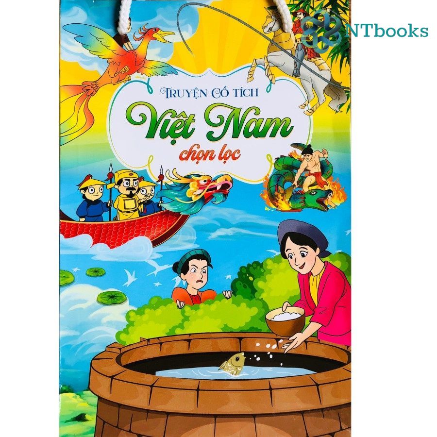 Sách - truyển cổ tích việt nam chọn lọc - combo 8 cuốn - ntbooks