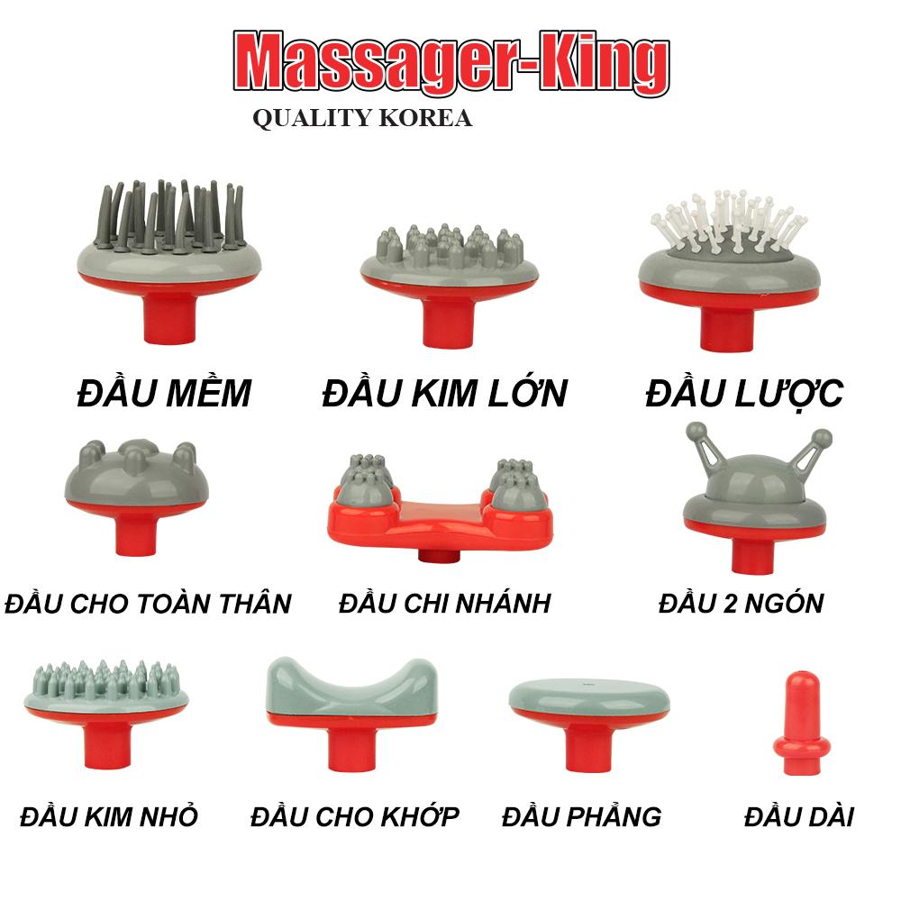 [HCM]Máy massage toàn thân cầm tay 10 đầu đa năng S1010