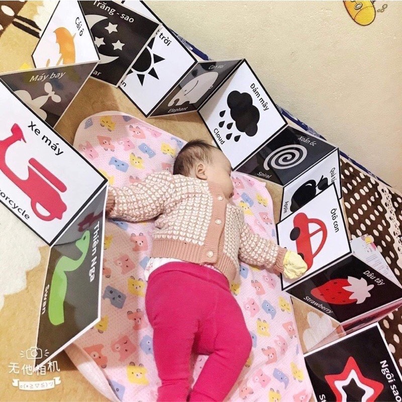 Bộ thẻ GẤP KÍCH THÍCH THỊ GIÁC CHO BÉ