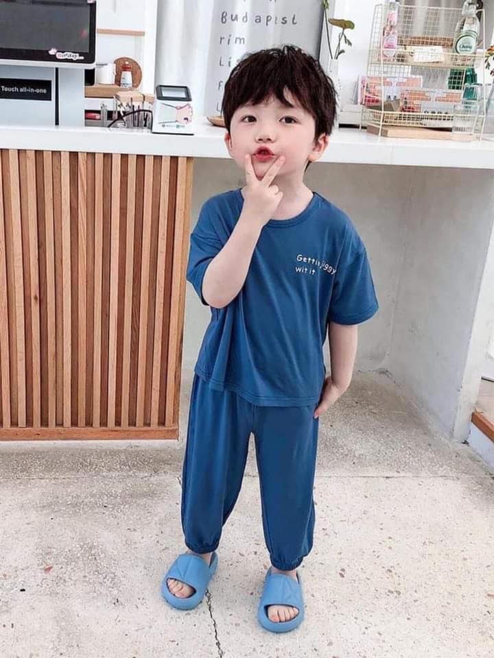 Bộ đồ thun lạnh alibaba cho bé