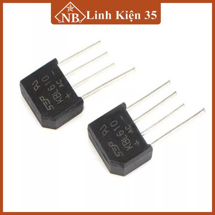 Diode cầu các loại dẹt 1A, 2A, 3A, 4A, 5A, 6A, 10A