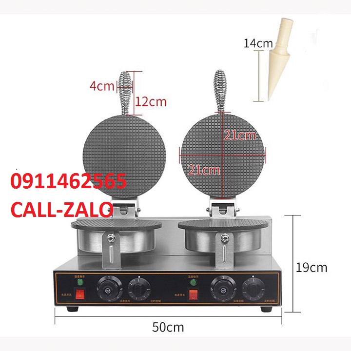 máy làm bánh ốc quế đôi,bánh kem ốc quế