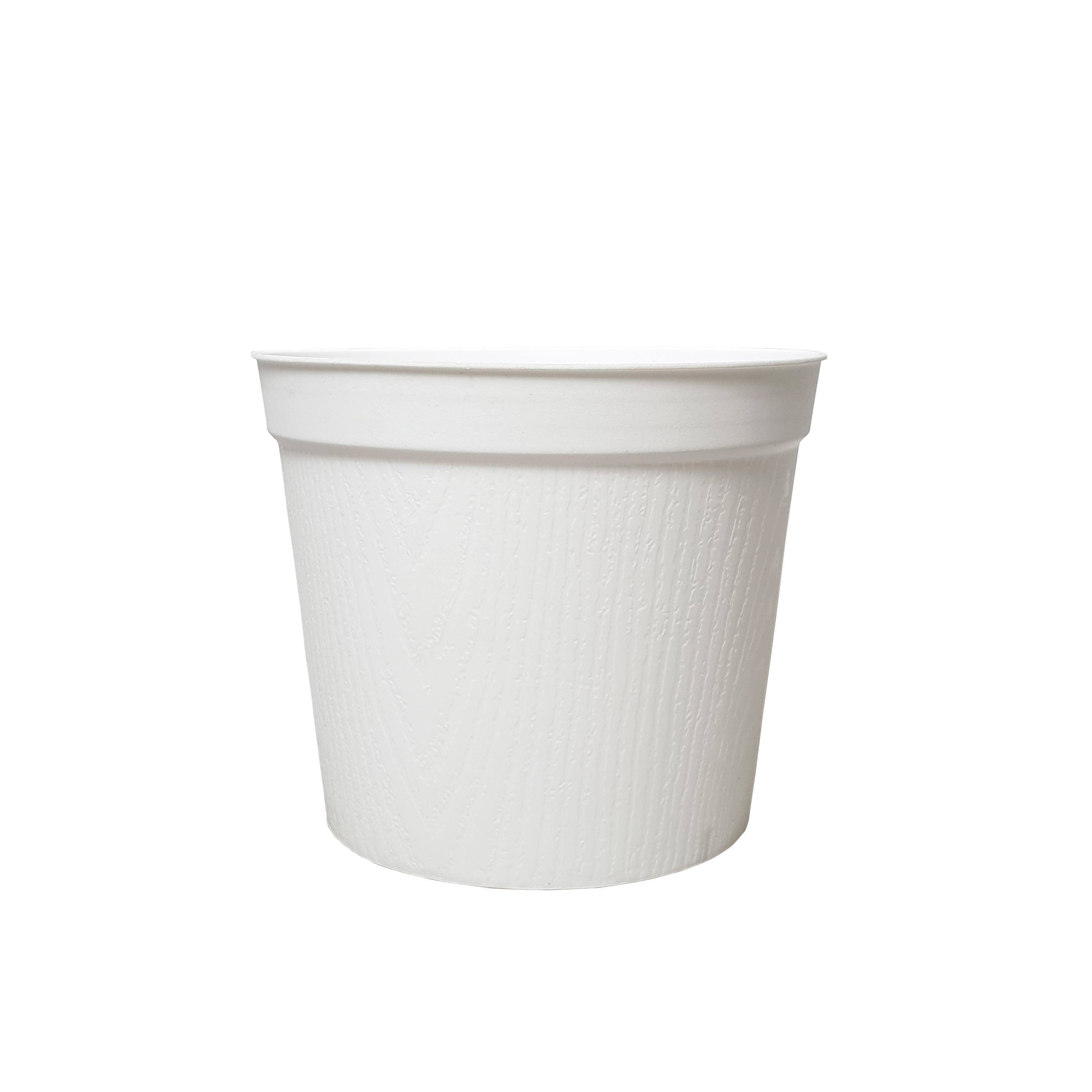[HCM]5 Chậu Nhựa Vân Gỗ Size 15cm
