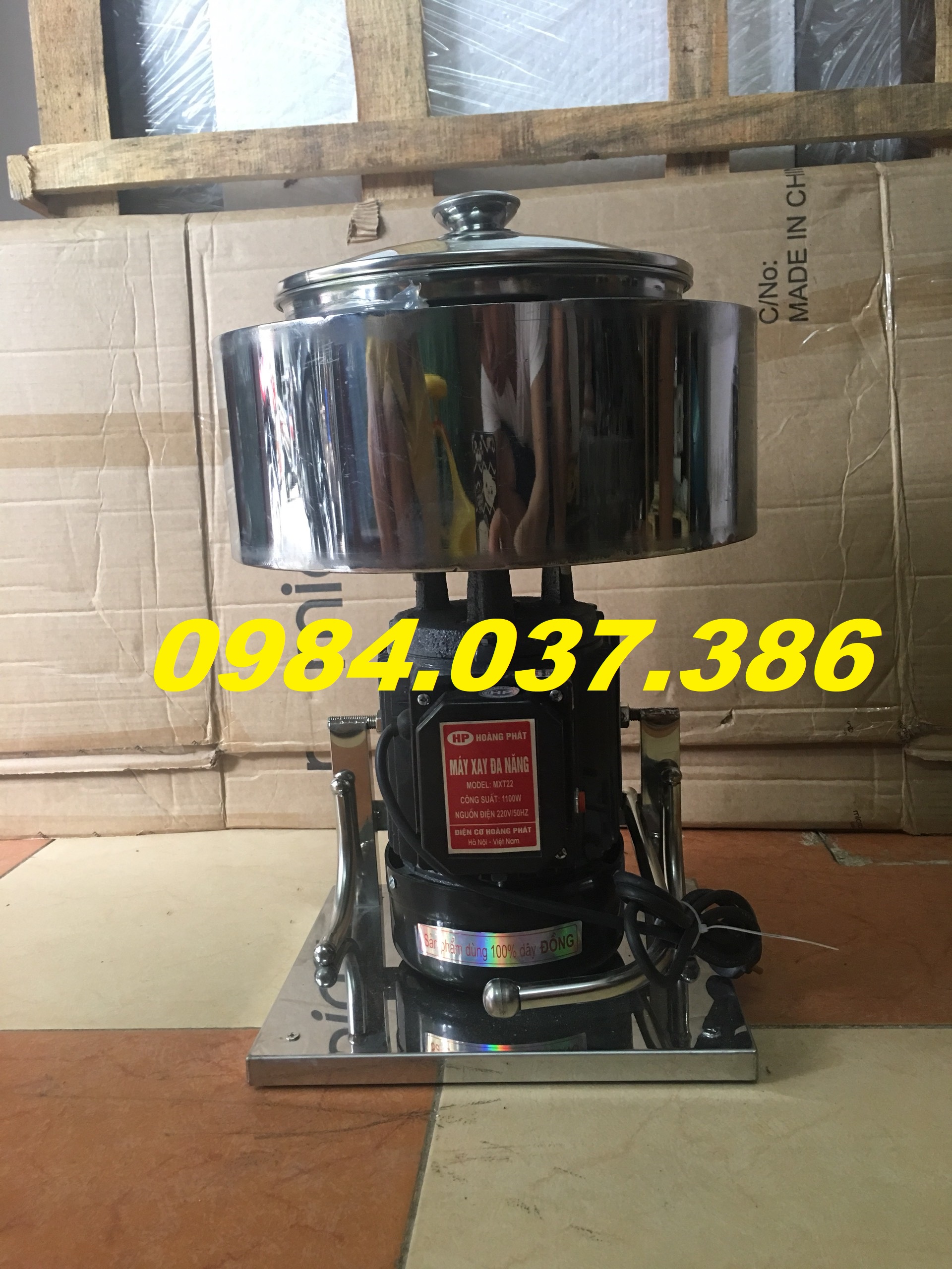 Máy xay giò chả 2kg có bao đá