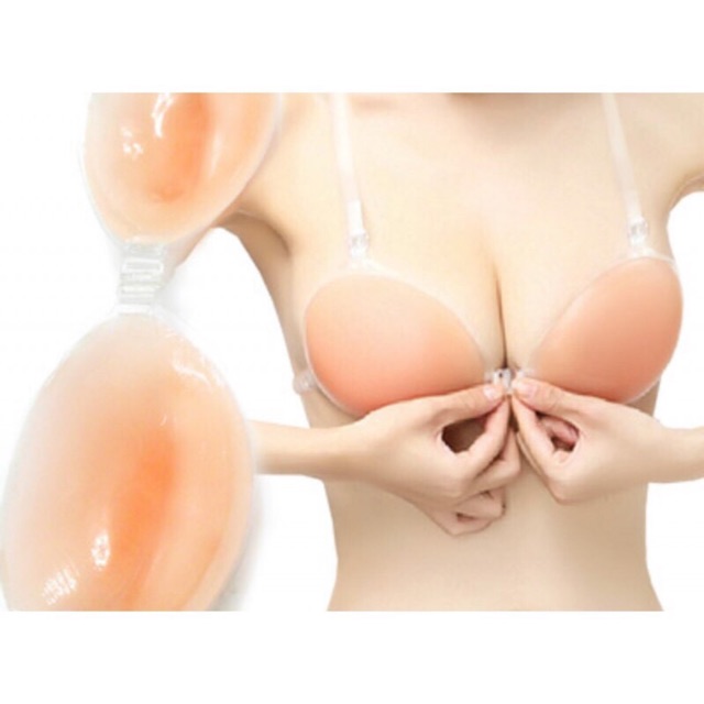 Hot Hit- Áo Bra Dán Ngực Silicon Full Hộp (Kèm Quai Trong)