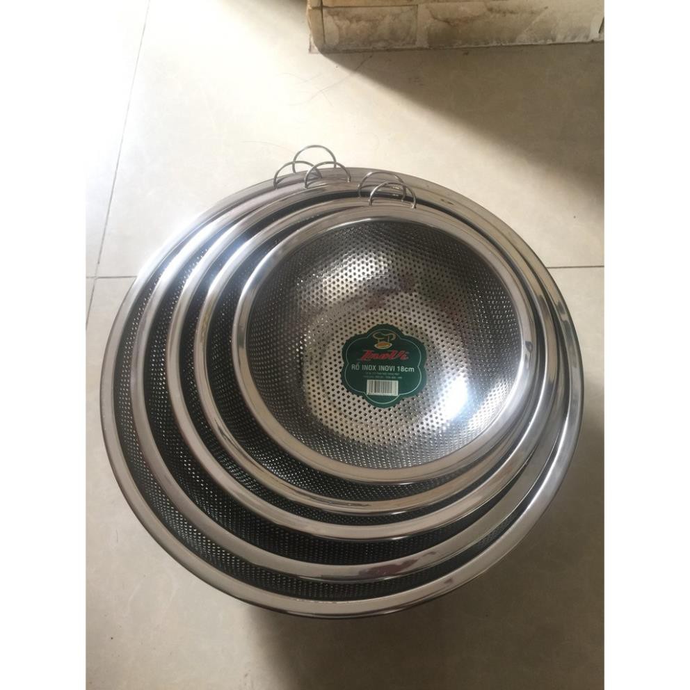 Rổ Inox Dày Nhiều Size Khác Nhau