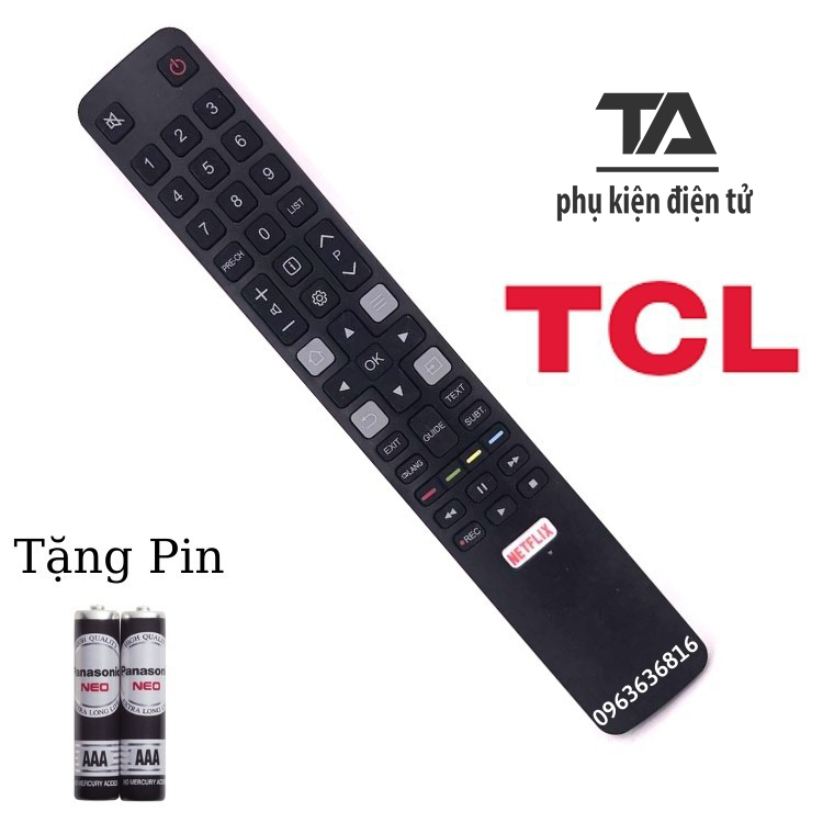 [FREESHIP] REMOTE TIVI TCL ✔ ĐIỀU KHIỂN TIVI TCL - smart Netflix