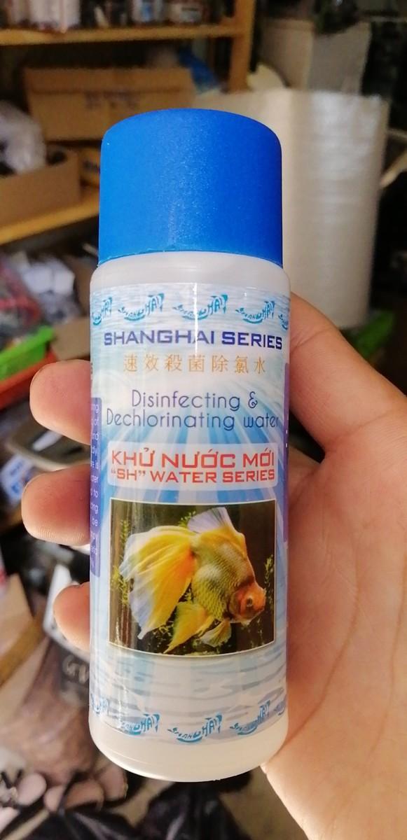 Dung dịch Khử Nước Mới, khử Clo cho hồ Cá thương hiệu ShangHai