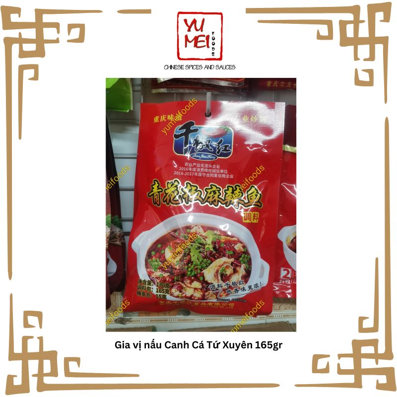 Gia vị nấu canh cá tứ xuyên 165gr