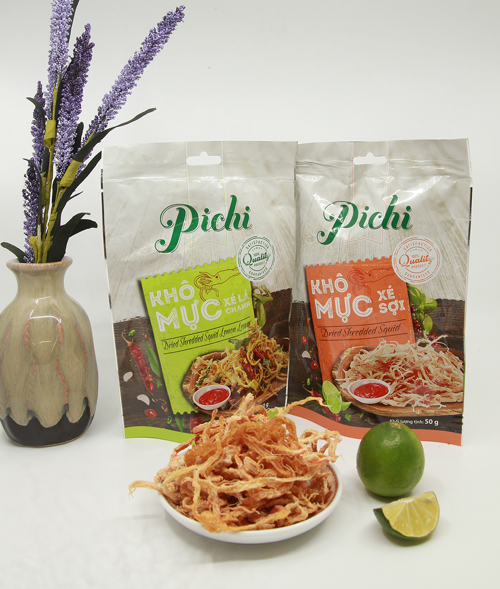 [HCM]Combo 3 gói Khô mực Xé Sợi Pichi 50g