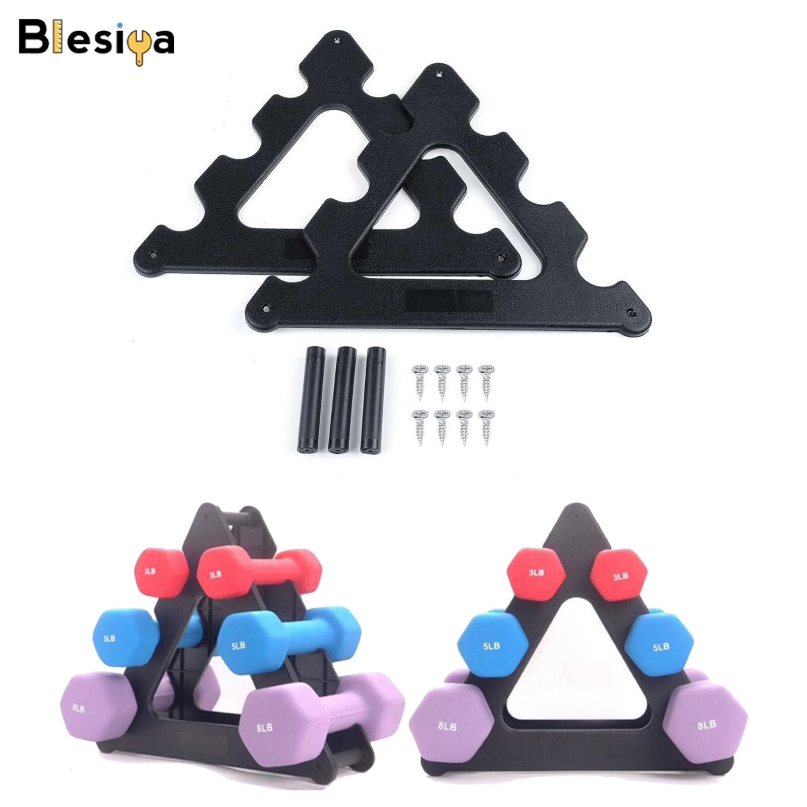 Blesiya Giá Đỡ Quả Tạ Đứng Giá Đỡ, Giá Để Đồ Tập Thể Dục