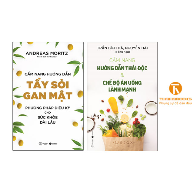 Combo Cẩm Nang Hướng Dẫn Thải Độc + Cẩm nang hướng dẫn tẩy sỏi gan mật