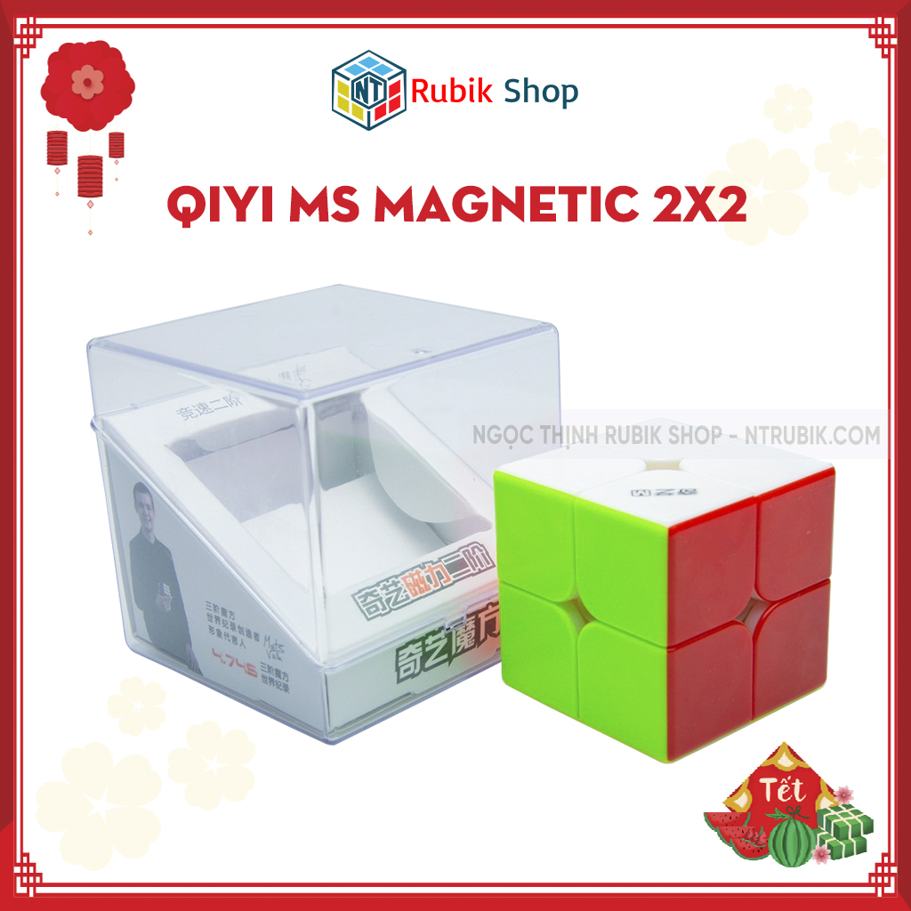 [Hoàn tiền 10%]Rubik 2x2x2 QIYI MS Magnetic 2020 Stickerless
