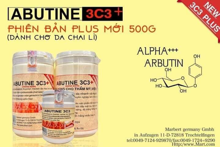 ( HÀNG CHUẨN ) KEM KÍCH TRỘN KEM 3C3 ABUTINE 500GR - TRẮNG MẠNH - KHÔNG BÀO MÒN DA - AN TOÀN